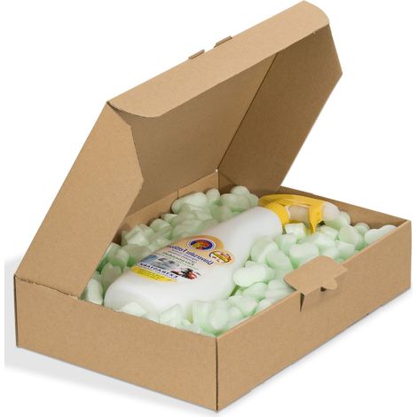 2200 x DHL Kleinpaket Kartons Faltschachteln 350 x 250 x 80 mm (Außenmaß) Braun (1/5)