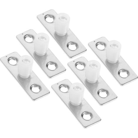 6 Pièces Guide de Porte Coulissante au Sol en inox (1/5)