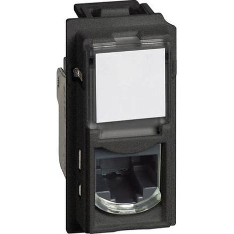 Conectores RJ45 Bticino Living Now sin herramientas UTP cat5E negro KG4279C5E
