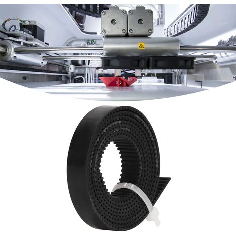 Courroie synchrone ouverte en caoutchouc 2GT-6/10 mm courroie de transmission en caoutchouc 5M 10 mm (1/5)