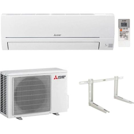 Mitsubishi Climatizzatore Monosplit Linea Smart MSZ-HR25VF 9000 btu Inverter R-32 Wi-Fi Optional Classe A++ con Staffe