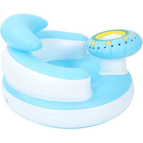 Aufblasbarer Babysitz, faltbar, bequemer PVC-Babysitz für Pool und Badewanne (1/5)