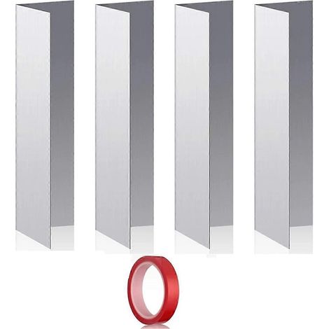 Lot de 4 joints d'étanchéité pour porte de garage, protection contre les intempéries, bande d'étanchéité (1/5)