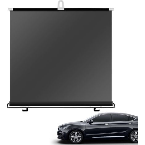 Pare-soleil à rouleau pour voiture (45 x 125 cm) – Semi-transparent, enroulable et résilient, avec ventouses pour pare-brise et fenêtres latérales (1/5)