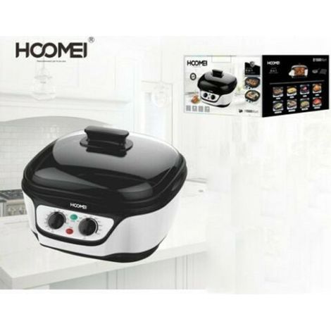Trade Shop - Multi Cooker Elettrico 8in1 1500w 5lt Pentola Multifunzione Friggitrice Fornello -