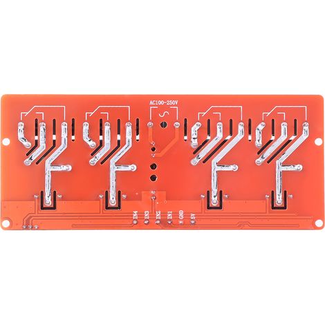 AC 100-250V 30A 4-Kanal-Relais-Hoch-/Niedrigpegel-Triggermodul (1/5)