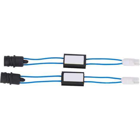Stück T10 LED-Warnadapter Decoder Fehlerdecoder Gerät Widerstand mit Stecker und Buchse für europäische Fahrzeuge. (1/5)