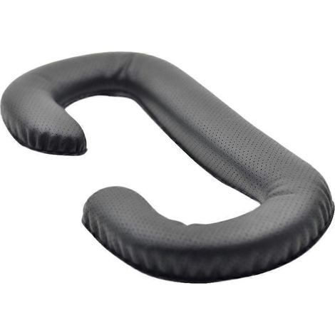 Housse de coussin facial, tapis et masque oculaire de rechange pour accessoires de réalité virtuelle VR Glesses, noir (épais)-M-Black (1/3)