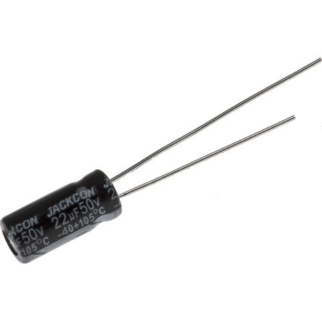 Condensateur RS PRO 22µF, 50V c.c.