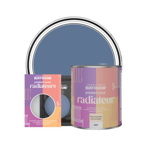 Rust-Oleum Peinture pour radiateurs mate - Rivière Bleue (1/3)