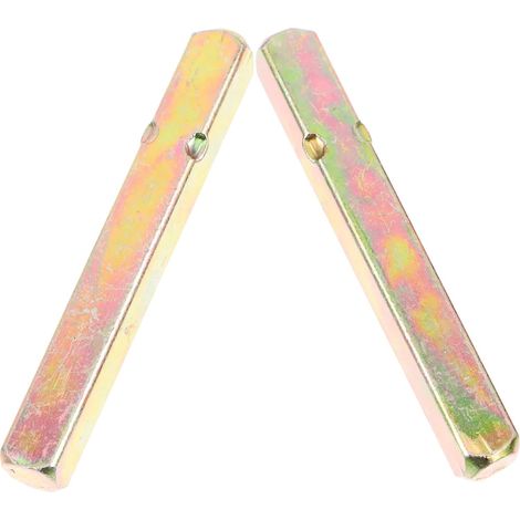 Lot de 2 Broches D'entraînement Carrées en Fer 65 Mm, Quincaillerie de Porte Ancienne, de Remplacement pour Poignée de Porte Vintage, Accessoires Robustes pour Serrure et Poignée (1/5)