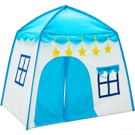 Children's Tent Indoor Play House Outdoor Play Tent (Blue) (1/5)