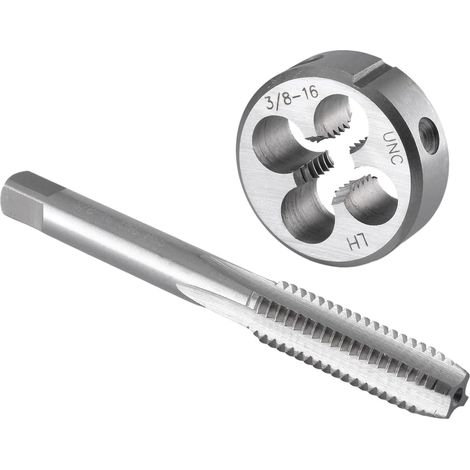 Kit tarauds/filières, 3/8-16 UNC, pas à gauche, pour atelier (1/5)