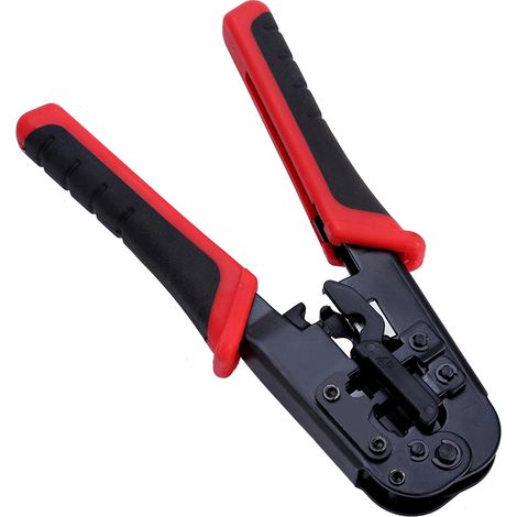 Outil de sertissage et de coupe de câbles réseau RJ45 RJ12 RJ11 8P/6P/4P (1/5)