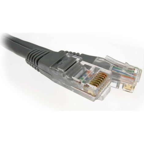 Câble de brassage Cat6 UTP 30m Gris, pour connexion Internet, réseau Ethernet LAN, connexion filaire