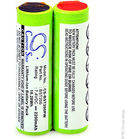 NX - Batterie visseuse, perceuse, perforateur, ... compatible Bosch 7.4V 2.2Ah - BST200 (1/3)