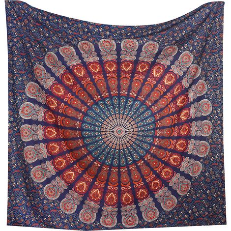 Mandala wall Hanging floral gold bedding tapestry printed hanging cloth