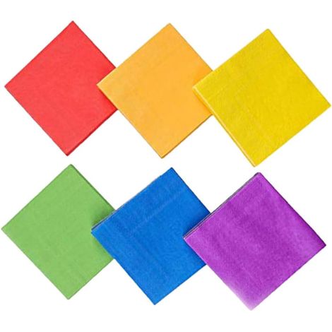 120 Pièces Serviettes Imprimées Jetables en Pâte de Bois (1/5)
