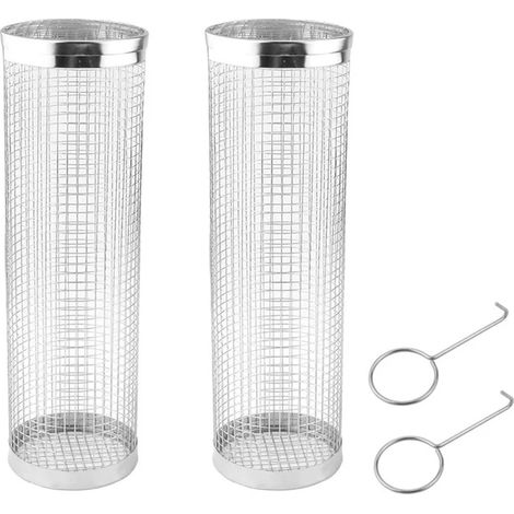 【NX】st Paniers à griller à roulettes - Le meilleur panier à griller jamais conçu, filet à griller rond en acier inoxydable (1/5)