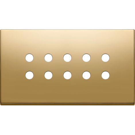 VIMAR - 22699.RN.82 Plaque 5Mx10 BS Ronde Or