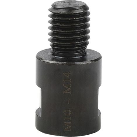 Adaptateur de foret à carottage en acier allié M10 femelle vers M14 mâle, idéal pour les forets diamantés. Adaptateur de tige de qualité supérieure pour une efficacité de forage accrue. (1/5)
