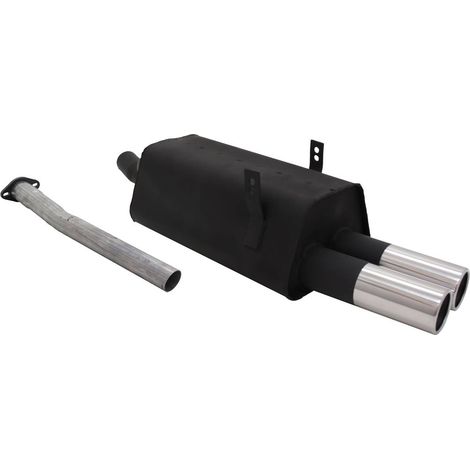Silencieux Echappement BMW Serie 3 E36 320/323 - 2x76mm-13680942