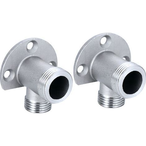 Kit d'installation pour raccorder le tuyau pour robinet apparent. système de douche extérieure. mitigeur thermostatique. conversion encastré en surface (1/5)