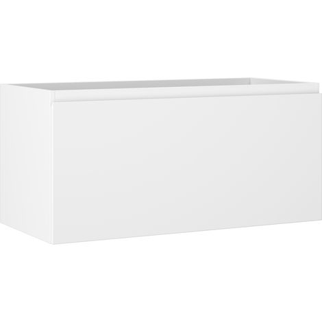 Mexen Orio mobiletto da bagno sotto-lavabo 100 cm, 1 cassetto, bianco opaco - 91A10-10047-1-BF01 (1/5)