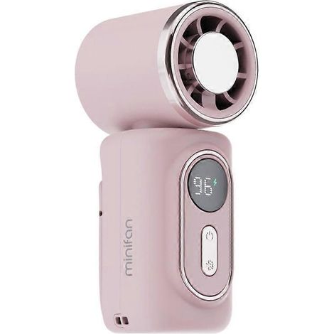 Ventilateur portable, mini ventilateur à pince, mini ventilateur, porte-parapluie portable, rotatif, voyage, camping, rose. (1/5)