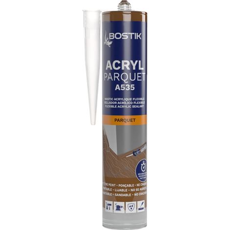 Mastic Spécial Joint et Finition Parquet - Chêne Foncé - 300 ml (1/5)