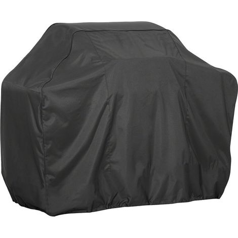 Funda para barbacoa, Lona protectora para barbacoa, Funda para barbacoa, Funda protectora anti-UV para barbacoa 14561117CM (Negra) (1/5)