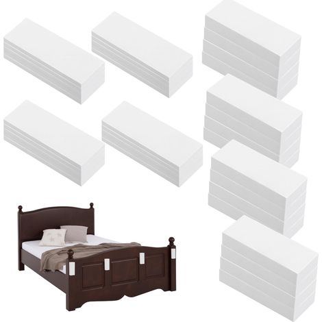 Lot de 40 protections murales en mousse EVA - Protection murale autocollante - Pour meubles et poignée de porte - 20 pièces de 0,5 cm et 20 pièces de 1,5 cm d'épaisseur (1/5)