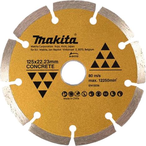 Makita - Disque à tronçonner diamanté pour coupe à sec 125x22,2 mm A-84115