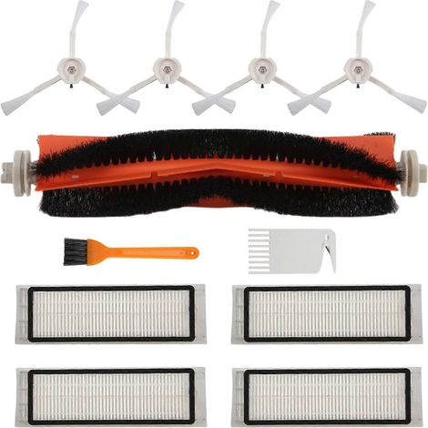Brosse pour aspirateur Pour MI Robot Aspirateur 1 / 2 1S / Rockrobo Aspirateur V1 / S5 Max / S6 MaxV / E25 Main Side Brosse HEPA F (1/5)
