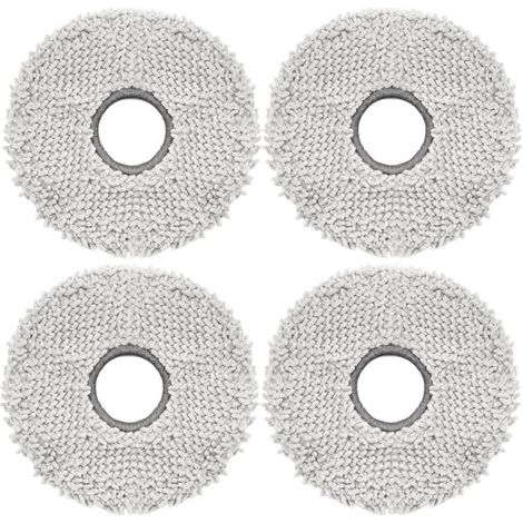 4pcs Cleaning Cloth for Eureka J15 Pro Ultra Robot Vacuum Cleaner Spare Part, Replacement Accessories Washable Microfiber Cloth (1/5)
