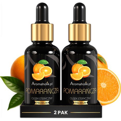 Set de aceites esenciales de naranja, naturales y orgánicos, 2 x 30 ml