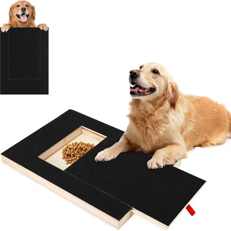 Griffoir pour Chien et Animaux de Compagnie - Planche à Gratter avec Boîte à Friandises pour Lime à Ongles (1/5)