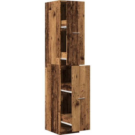 Maison Exclusive - Armadietto da Farmacia Legno Vecchio 30x41x174,5 cm Truciolato