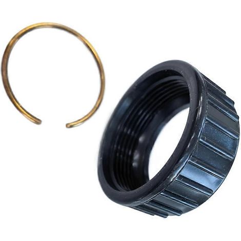 Écrou de rechange avec bague de verrouillage métallique pour accessoires Proteam 100099 et 100100, tube d'aspirateur commercial de 1,5 pouce (1/5)