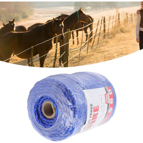 Cable eléctrico de polietileno de acero inoxidable de 6 núcleos MLD-040F de 200 metros para cercas de protección agrícola. (1/5)