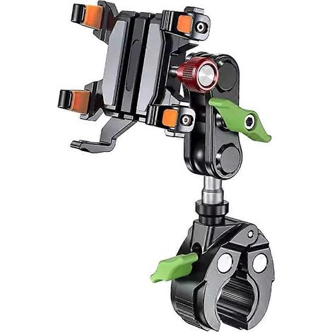 Robuster, rutschfester Handyhalter aus Metall mit fünf Krallen für die Windschutzscheibe von Autos, mit selbstklebendem Saugnapf. (1/5)
