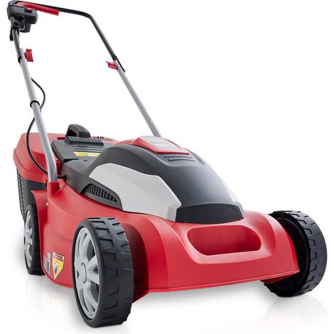 Rasenmäher Elektro 34cm Schnittbreite 1400W 35L Grasfangkorb 5 Stufen Hand Mäher (1/5)