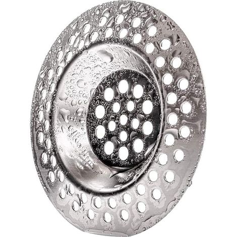 Lot de 4 bonde d'évier inox filtre cratineau cuisine douche salle de bain bac à linge