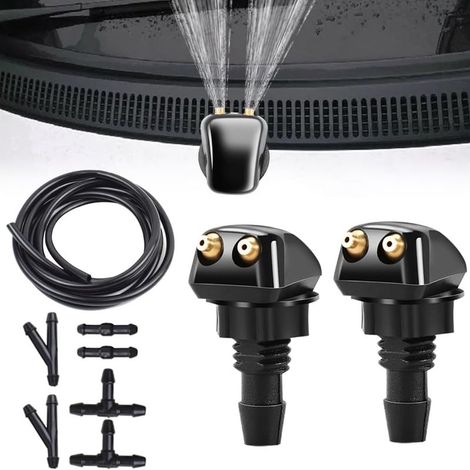 9-piece universal windshield washer hose set, car wash hose set, universal connection for water pump and nozzles, car accessories (1/5)