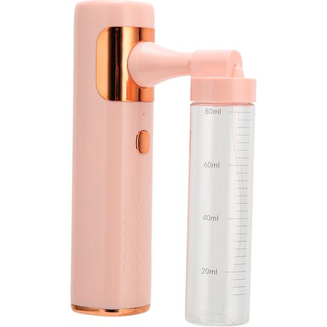 Atomiseur portable nano rechargeable, brumisateur électrique sans fil pour maison bureau école, pulvérisateur USB rose (1/5)