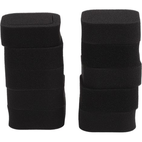 10er-Pack Original-Luftfilter für TH23D Para 11010 2530 Rasenmäher, Schwarz