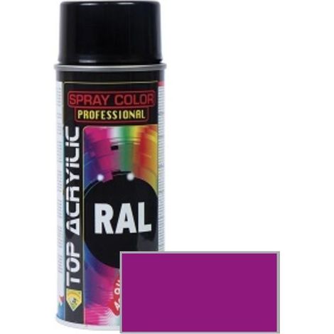 esmalte en spray acrílico. base acrílica. aerosol. interior y exterior. secado rápido. ral 4006 - top acrylic (1/2)