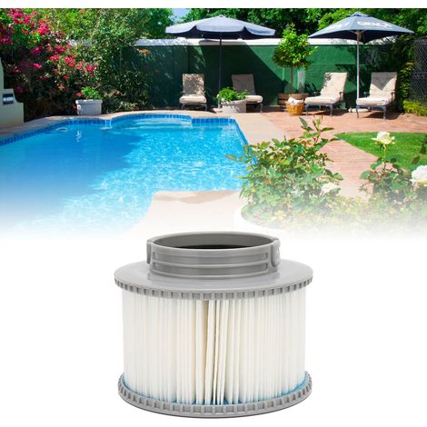 Cartouche de filtre pour spa MSPA 2089 - Remplacement polyester lavable, dimensions 115x86mm, 1 pièce (1/5)