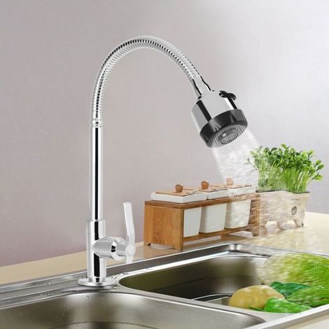 Universeller, faltbarer Kaltwasserhahn, elegant, G1/2 Zoll, für die Küche, für das Spülbecken (1/5)