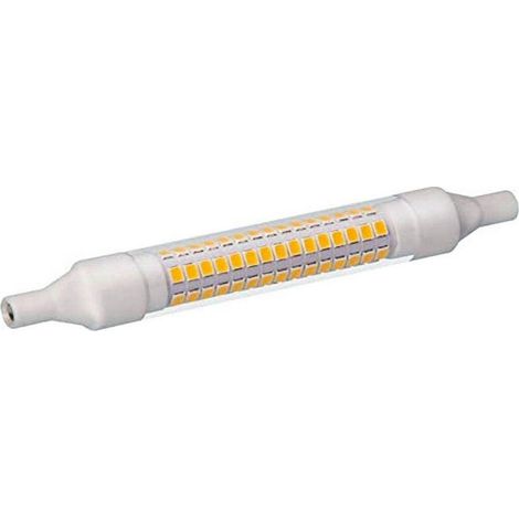 BOMBILLA LINEAL LED 118mm R7s 9W 1100lm 6400K LUZ FRIA  Ø1,5x11,8cm EDM (1/4)
